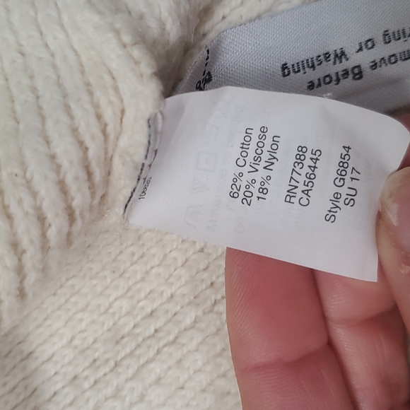 Madewell Province Cross Back Pullover Sweater in Colorblock - Picture 9 of 9